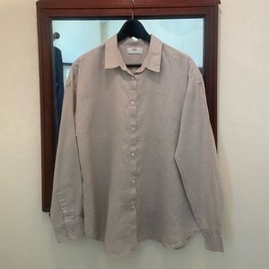 Women’s 100% linen blouse, top. New, only worn once. Smoke free home.